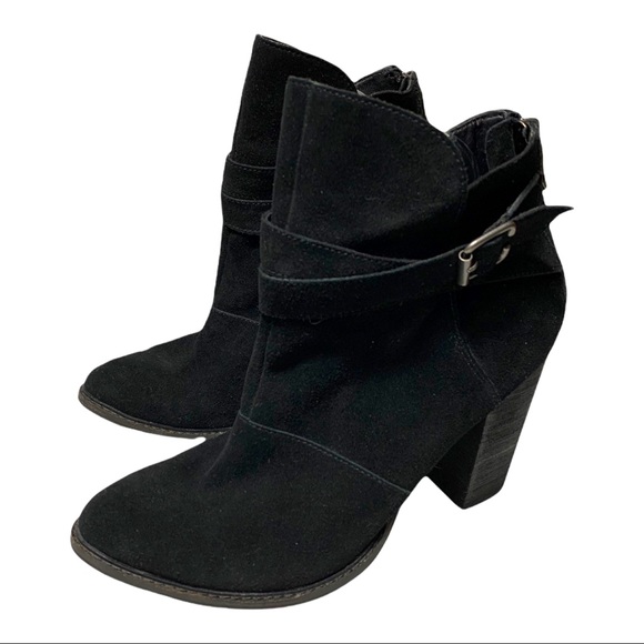 Chinese Laundry black leather high heels booties size 8 - Picture 5 of 5